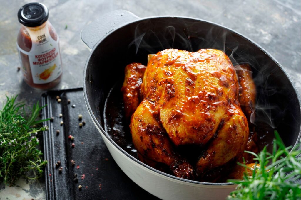 COOK at HOME- Κοτόπουλο φούρνου μπάρμπεκιου