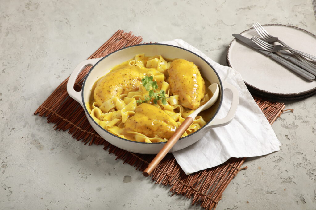 COOK at HOME - Συνταγή για κοτόπουλο λεμονάτο με χυλοπίτες